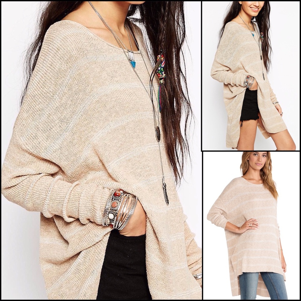 FREE PEOPLE Shipping News Stripe Top 💜A FAVORITE