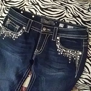 MISS ME 💎 BUCKLE BLING JEANS