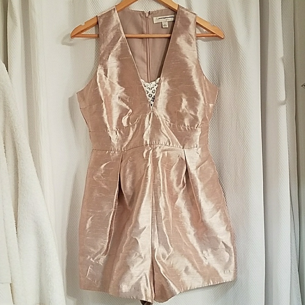 Lauren Conrad Rose Gold Romper