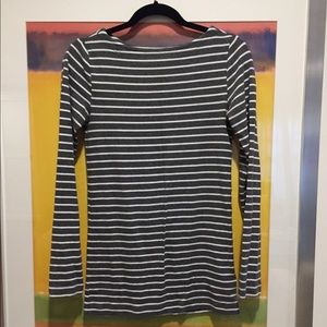 Gap maternity modern stripe boatneck tee, sz S