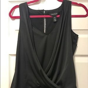 Silky Sleeveless High- Low Blouse