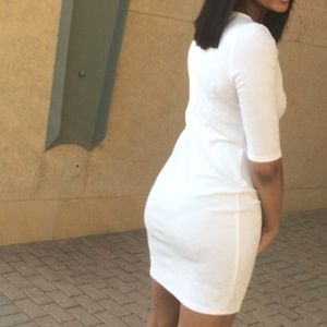 White going out  mini dress