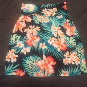 VS PINK Tropical Mini Bodycon Skirt