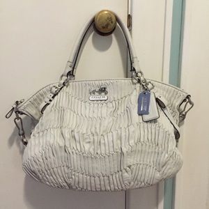 Coach Madison Gathered Leather Sophia Satchel