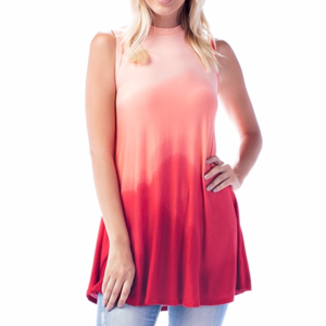 ❤️CLOSING SALE❤️ Pink and Red Tie Dye Sleeveless