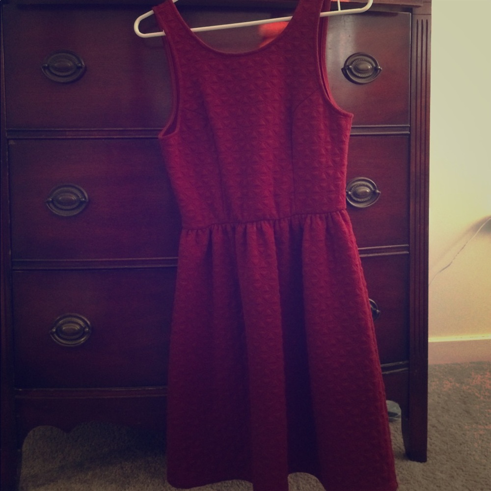Sleeveless fit and flare dress