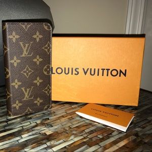 Authentic Louis Vuitton iPhone 7+ Folio Case ✨