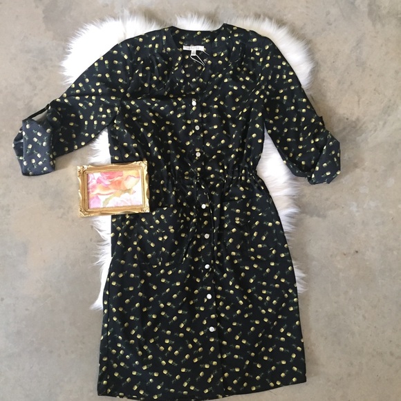 Spense Dresses & Skirts - NWT Spense Pineapple Print Shirt Dress