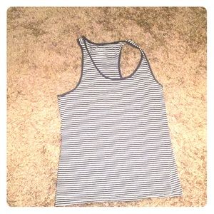 Stripped Racer Back Tank