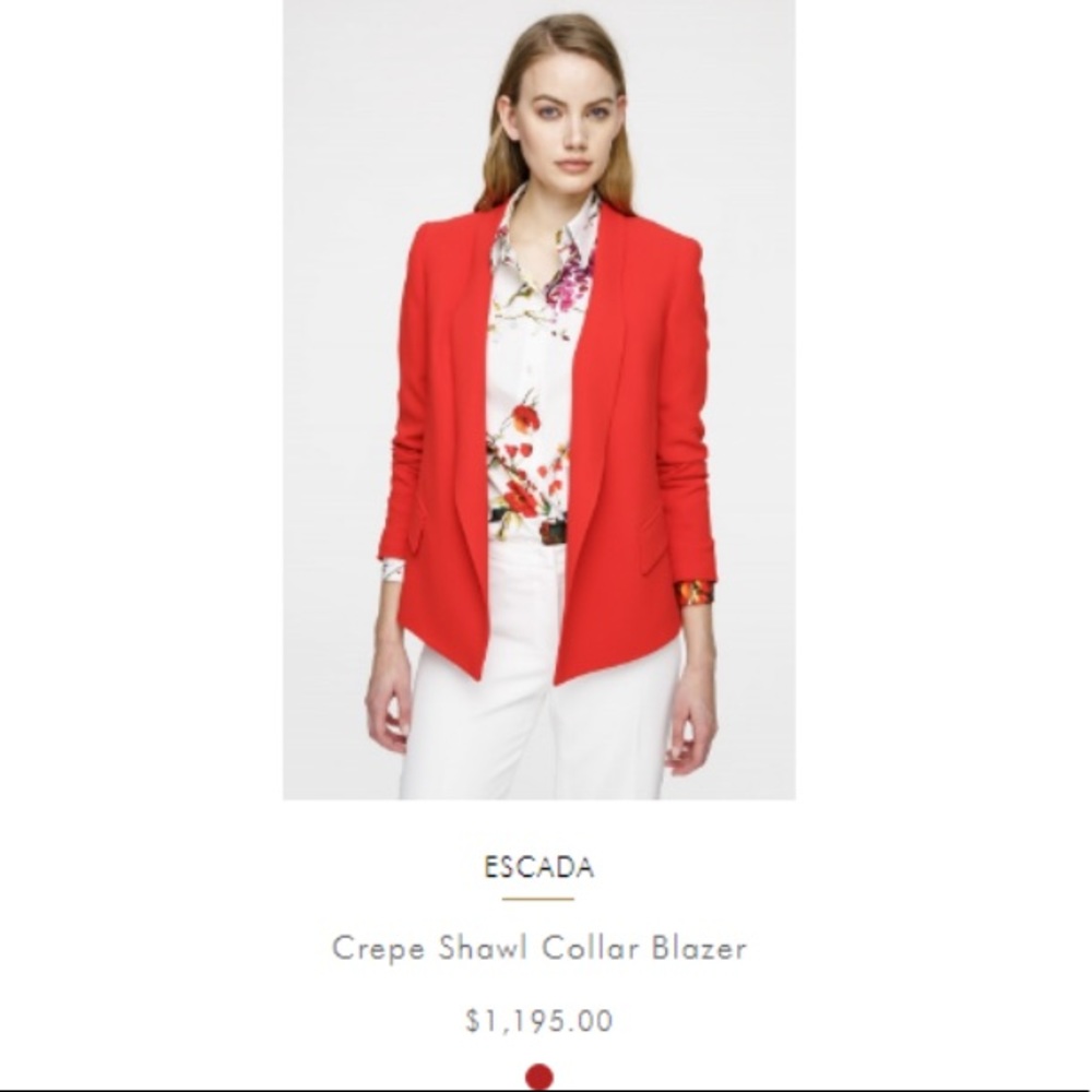 24 HOUR SALE- Escada Couture Blazer - Picture 6 of 6