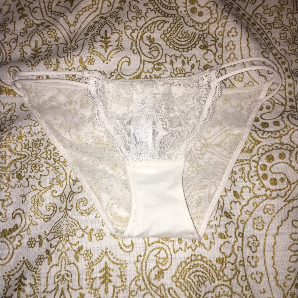 Nwot forever 21 white sheer lace panty