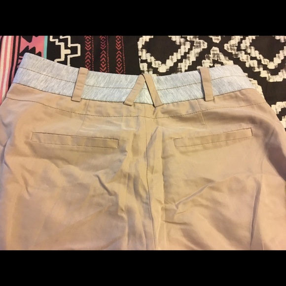 Tan silk summer pants - Picture 2 of 3