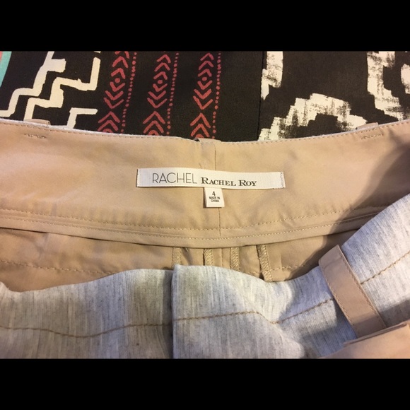 Tan silk summer pants - Picture 3 of 3