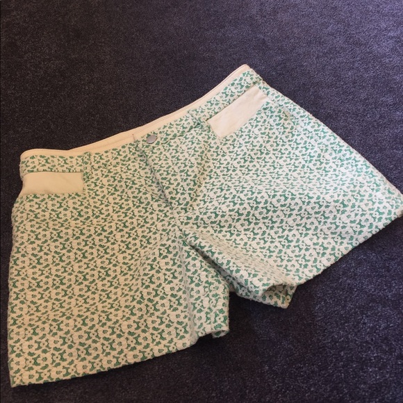 Anthropologie Cartonnier cream/Kelly lace shorts - Picture 3 of 16