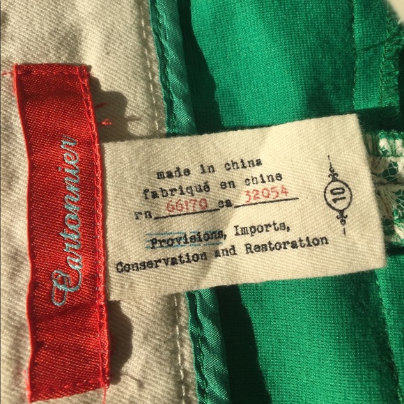 Anthropologie Cartonnier cream/Kelly lace shorts - Picture 8 of 16