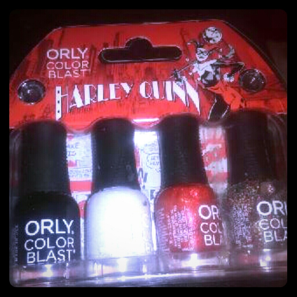 Limited edition harley quinn nail polsh set