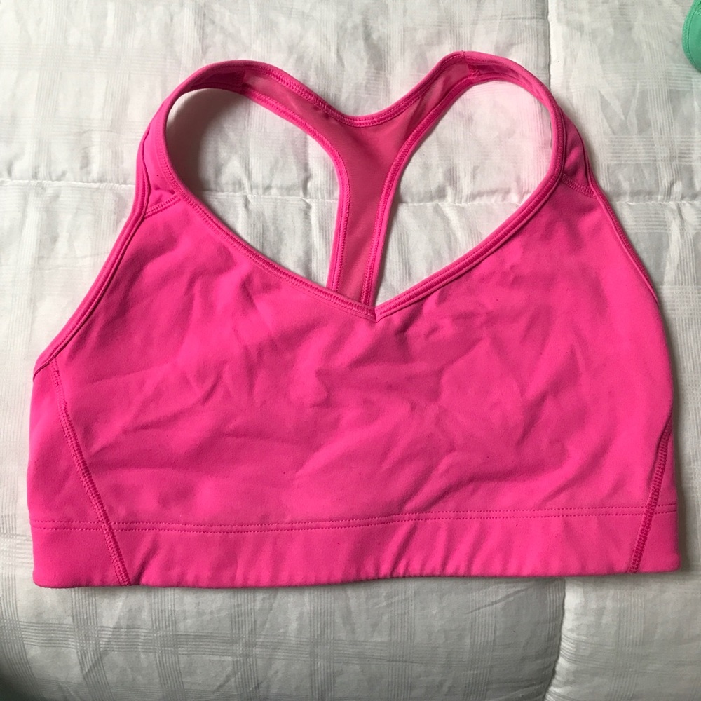 Victoria's Secret sports bra hot pink size small