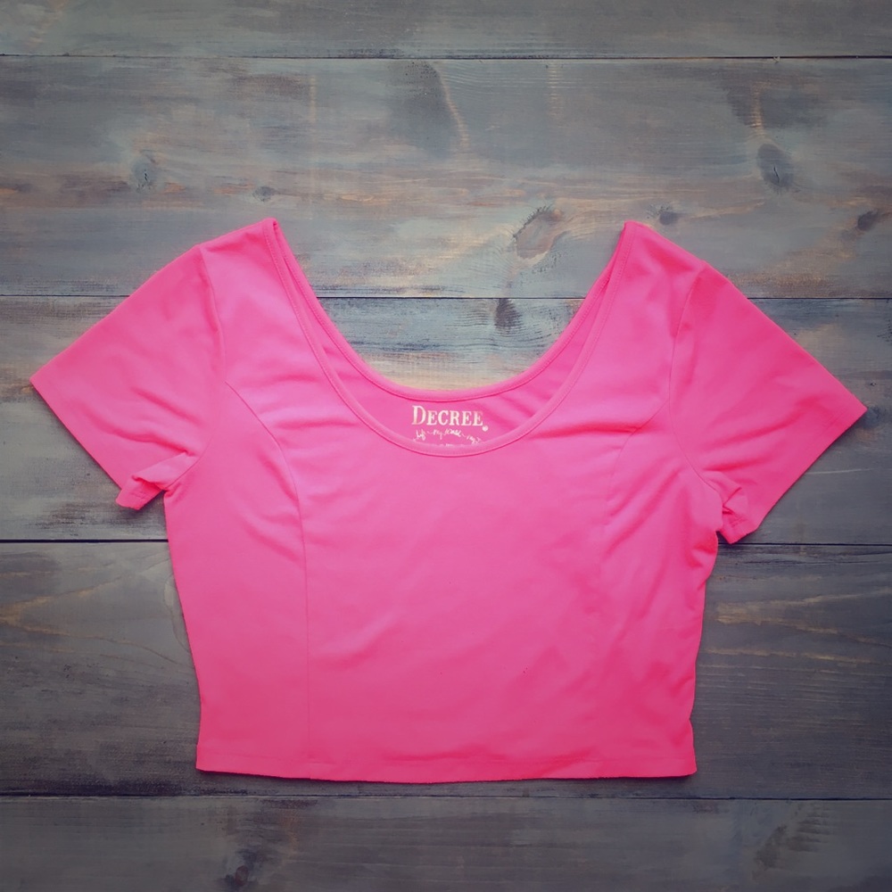 Hot Pink Crop Top