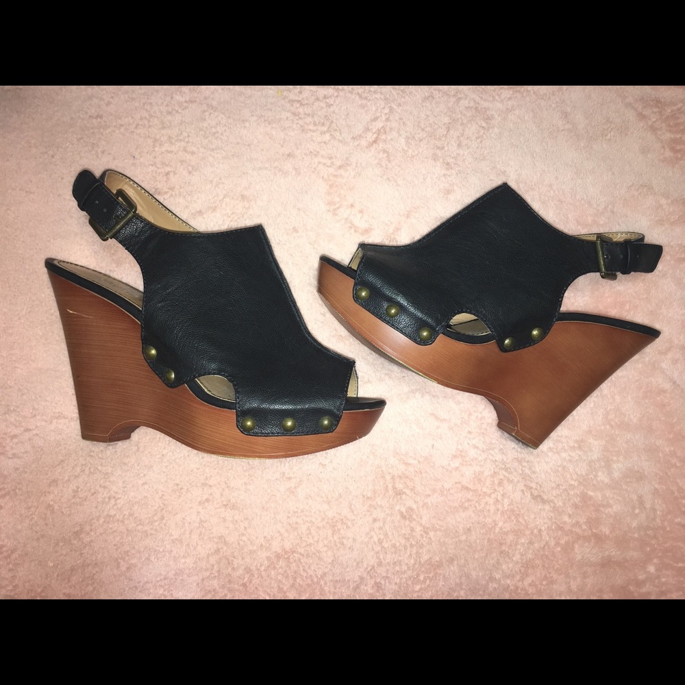 Nine West Wedge Mules