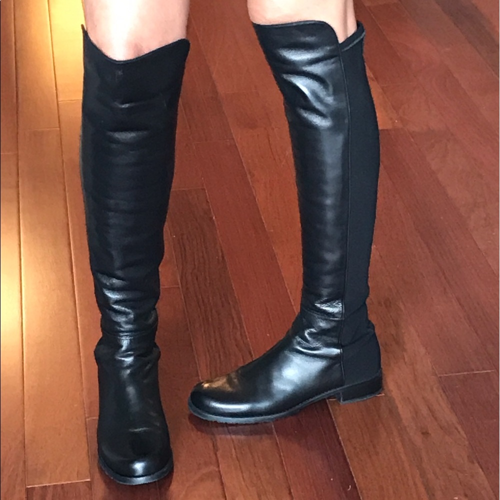 Stuart Weitzman 50/50 over the knee boots.