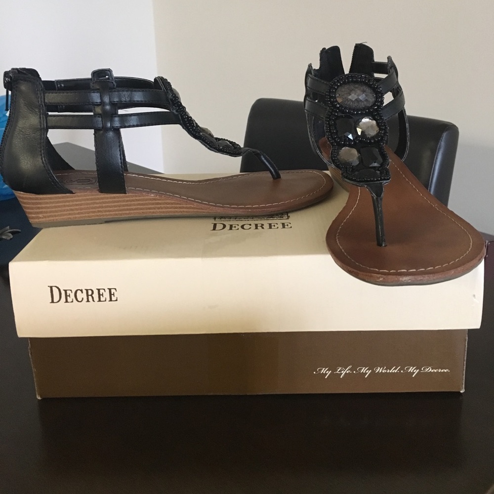 Black sandals