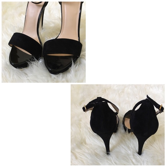 • FINAL PRICE • NWOB Black Sandal Heels - Picture 4 of 4
