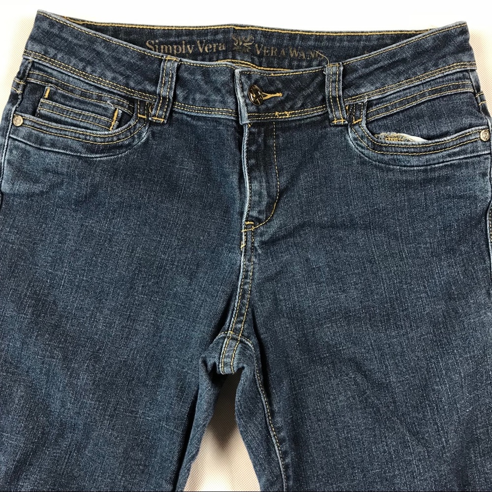 Simply Vera Wang Size 6 Boot Cut Jeans Mid R