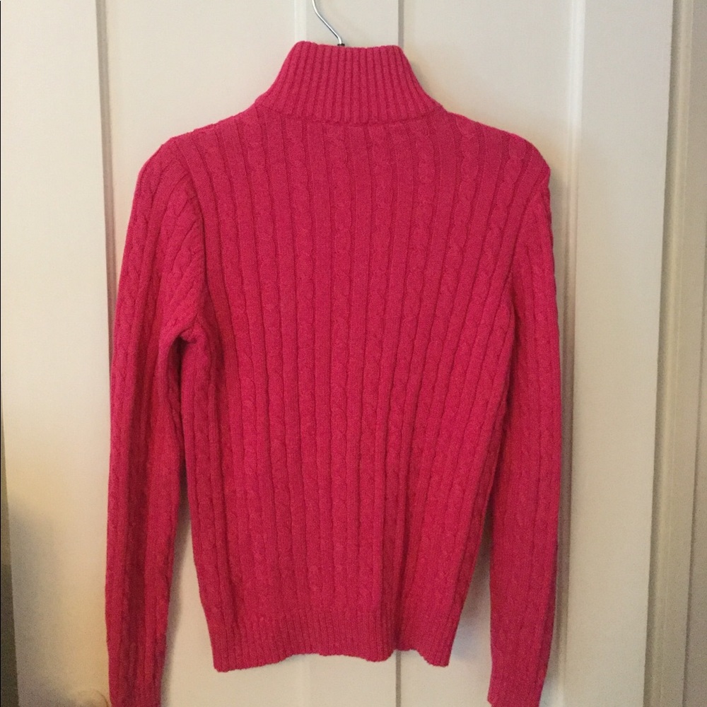 Lauren Ralph Lauren Pink Cable-Knit Sweater - Picture 3 of 3
