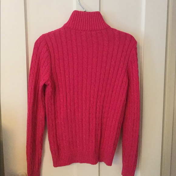 Lauren Ralph Lauren Pink Cable-Knit Sweater - Picture 3 of 3
