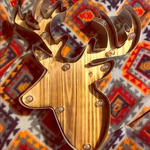 Light Up Deer Head