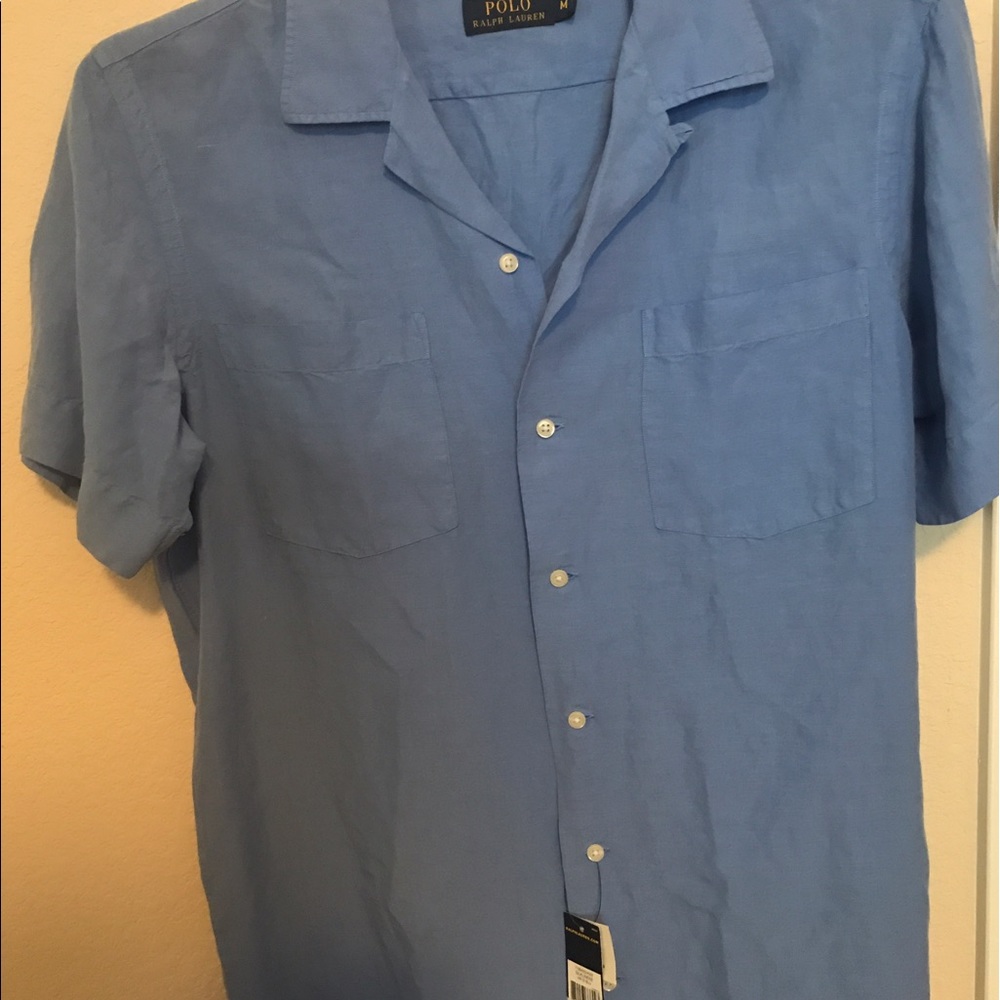 RALPH LAUREN SILK LINEN SHIRT BRAND NEW MENS