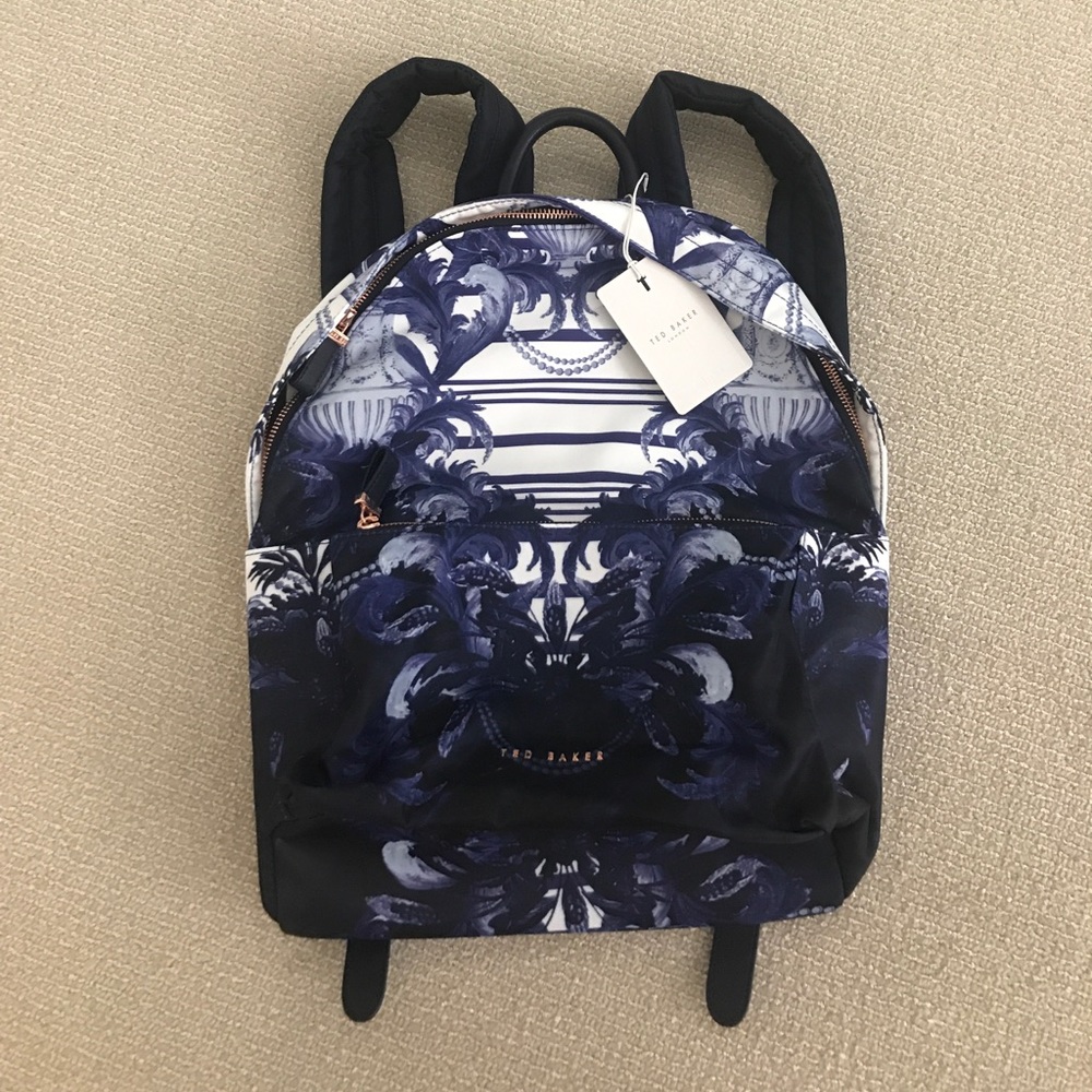Ted Baker Limited Edition Print Backpack NWT