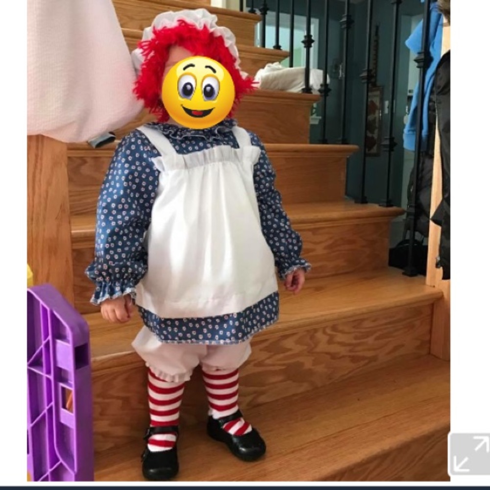 Adorable ! Raggedy Ann Halloween costume