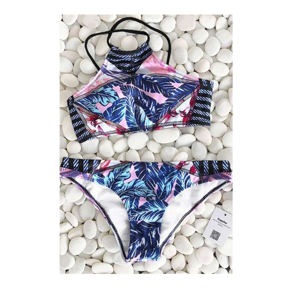 Cupshe Bikini small Halter tied back High Neck
