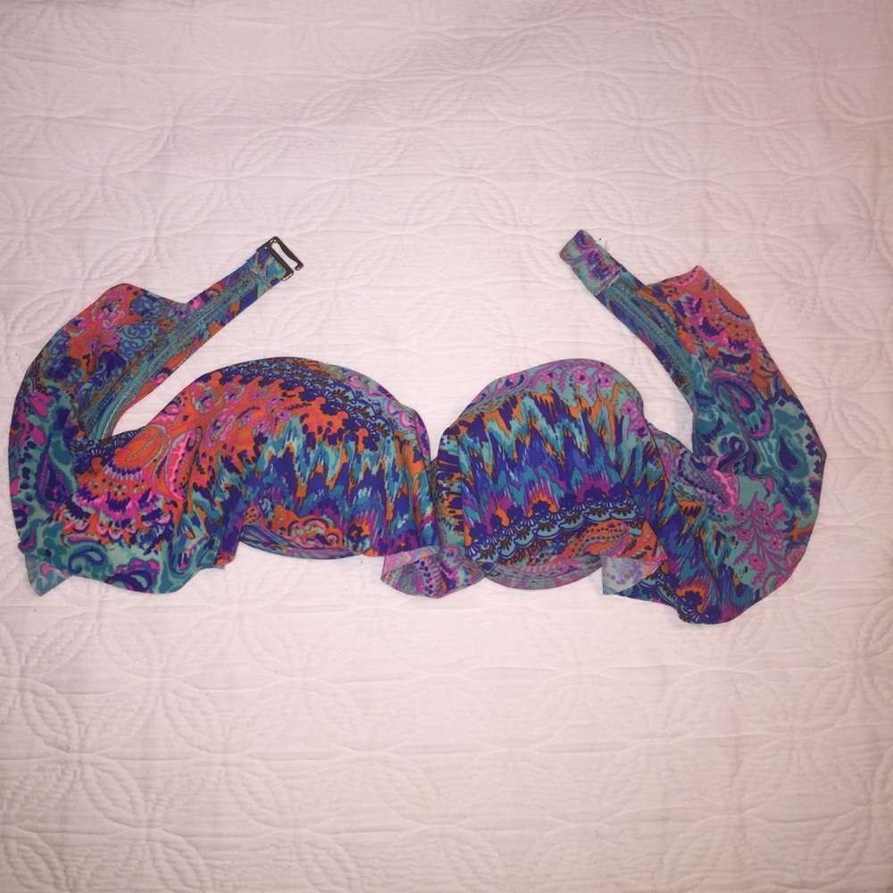 Ruffle Push Up Bikini Top