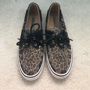 Animal Print Sperry Boat Shoes