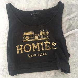 "Homies New York" Crop top
