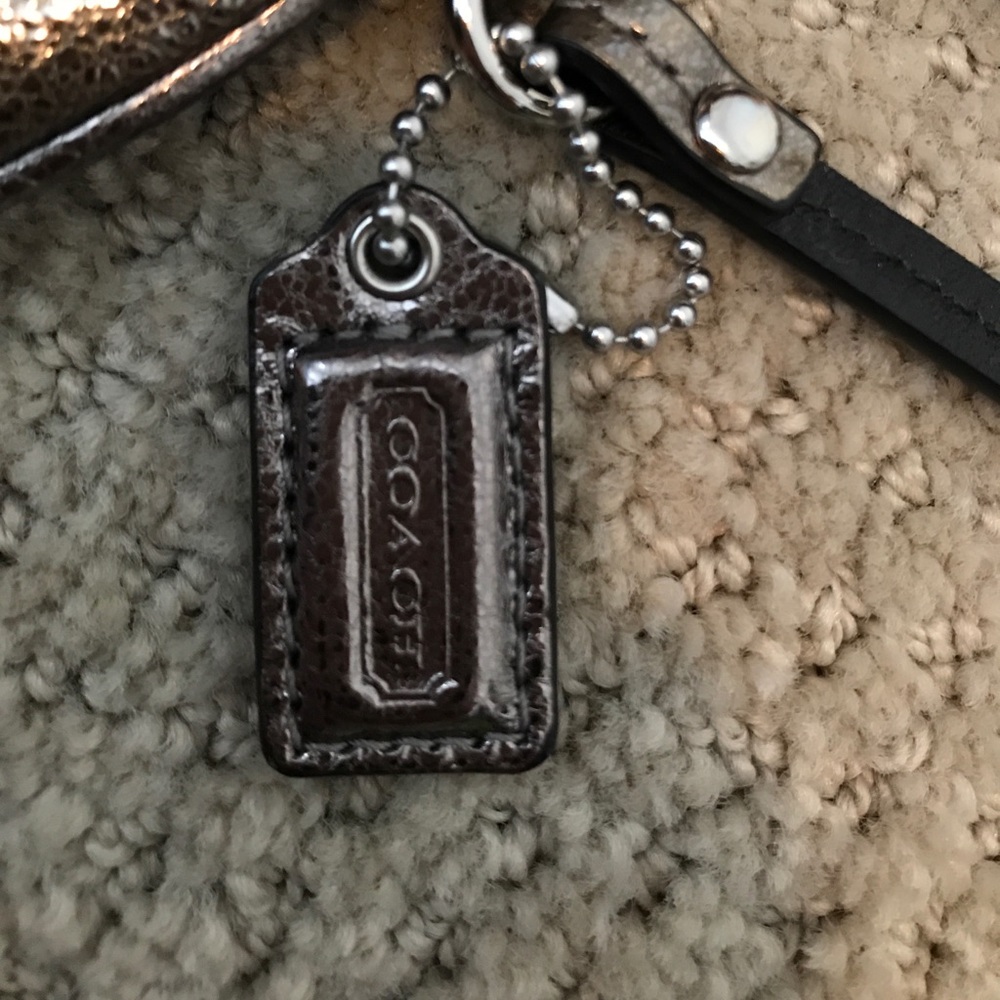 Coach Metallic Wristlet - Picture 2 of 4