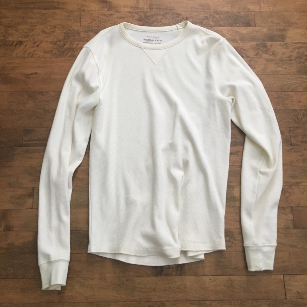 White Sonoma men's sweater