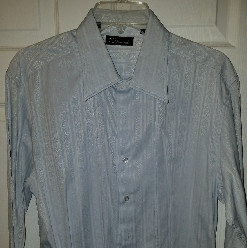 7 Diamonds light blue shirt