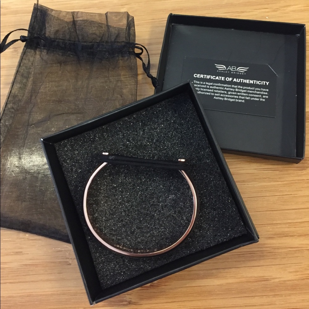 Ashley Bridget rose gold hair tie bangle