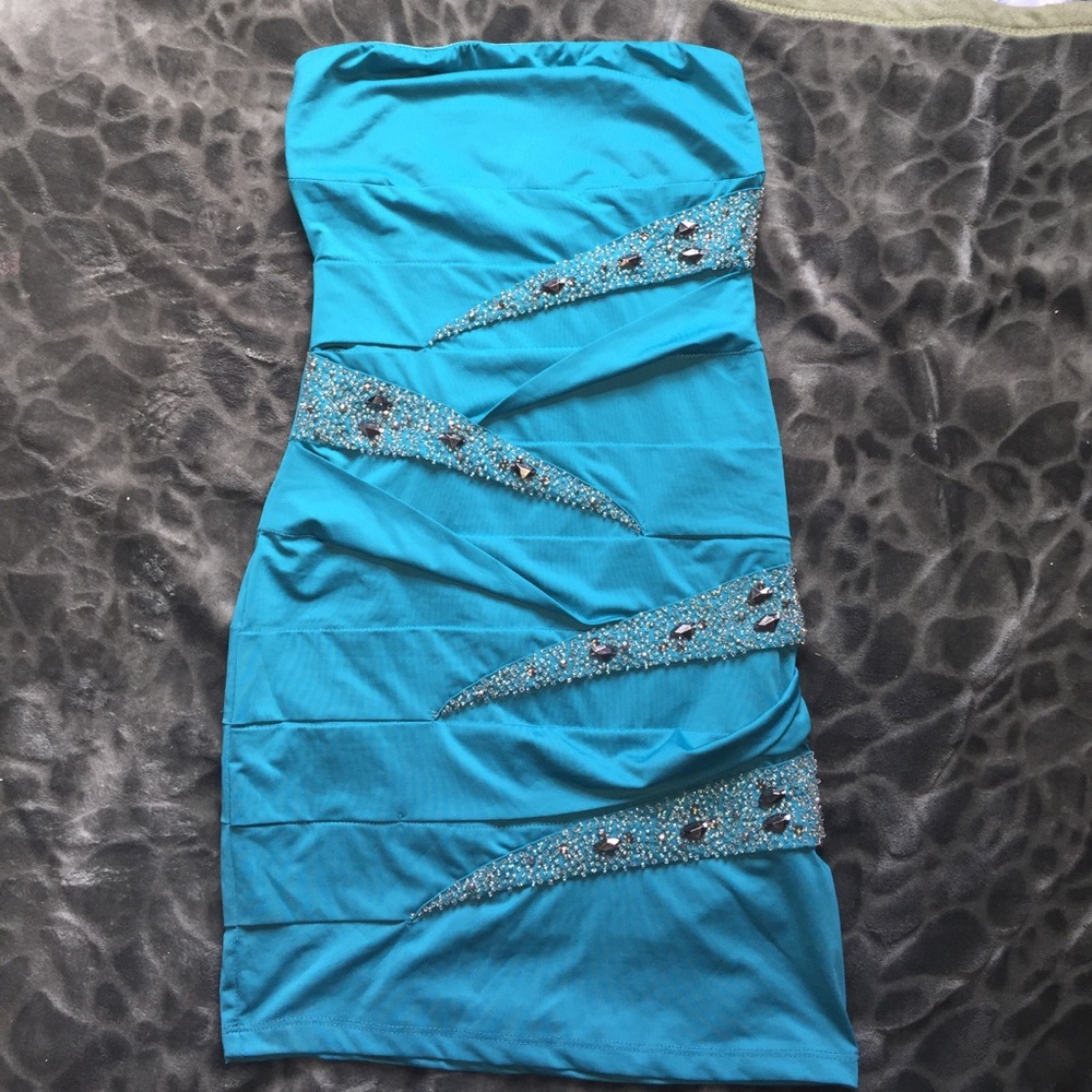 Blue mini dress (size s)