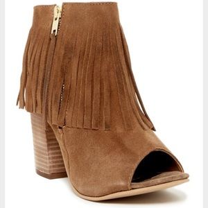 Carlos Santana Jasper Fringe Booties