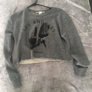 Los Angeles Long Sleeve Sweater Crop top