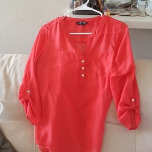 Pinkish/red express top