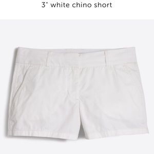 J Crew White Shorts