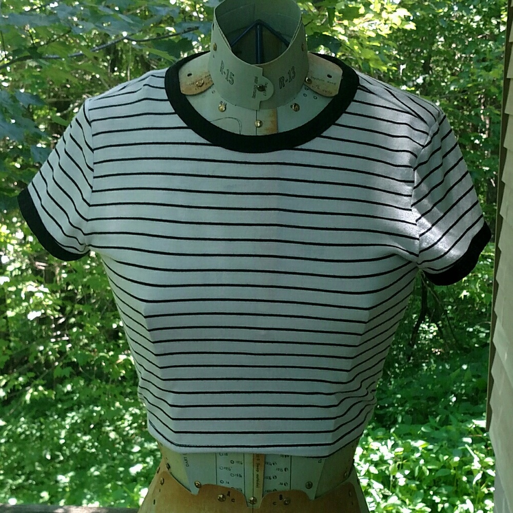 Striped Crop Top