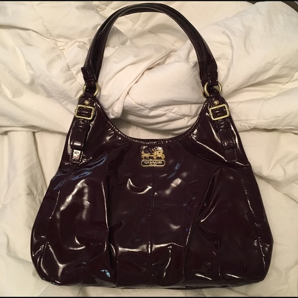 Patent Leather Coach Purse - Picture 1 of 3