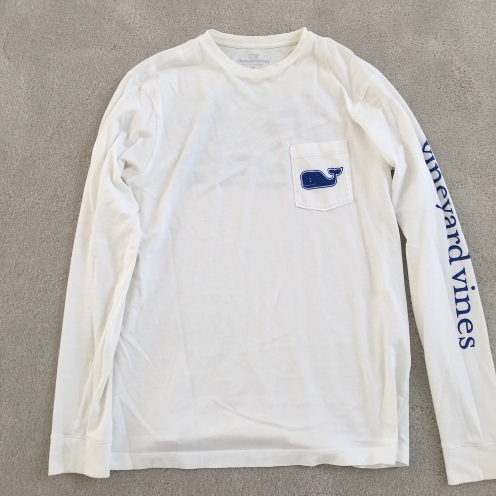 Vineyard Vines Long Sleeve Pocket Tee