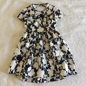 Kate spade graphic floral lace dress